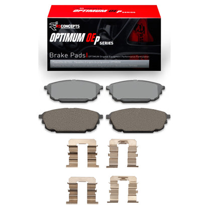 R1 Concepts R1 01-03 Mazda Protege5 Rear Optimum OE Pads & Hardware Kit