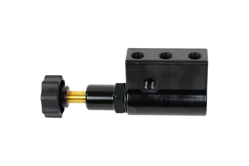 Baer Brakes Remaster Left Port Adjustable Proportioning Valve - Black