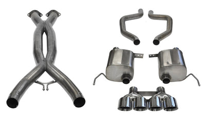 CORSA Performance Corsa 2015+ Chevrolet Corvette C7 Z06 2.75in Dual Rear Xtreme Cat-Back Exhaust w/ Quad Polis