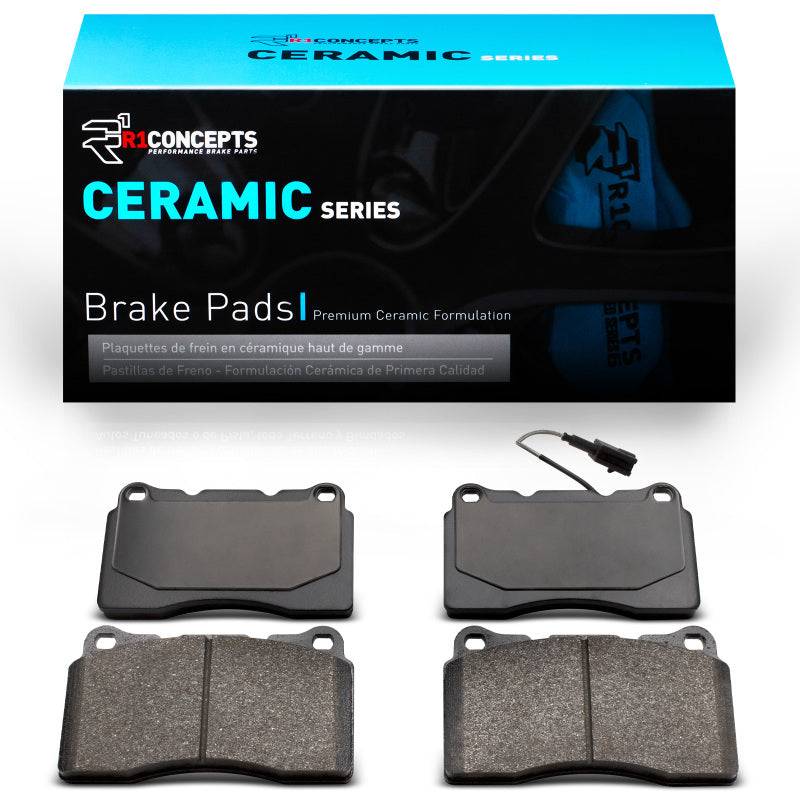 R1 Concepts R1 14-22 Maserati Ghibli Front Ceramic Brake Pads