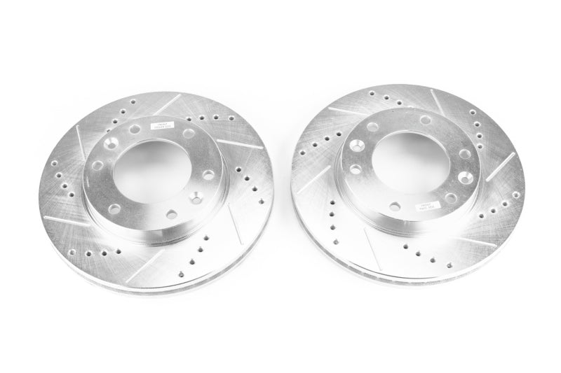 PowerStop Power Stop 07-08 Hyundai Entourage Front Evolution Drilled & Slotted Rotors - Pair