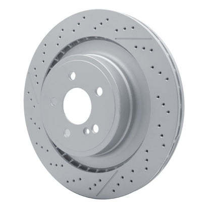 DFC 10-18 Mercedes-Benz E63 AMG S Rear Drilled and Slotted Hi-Carbon Alloy Geomet Coated Rotor