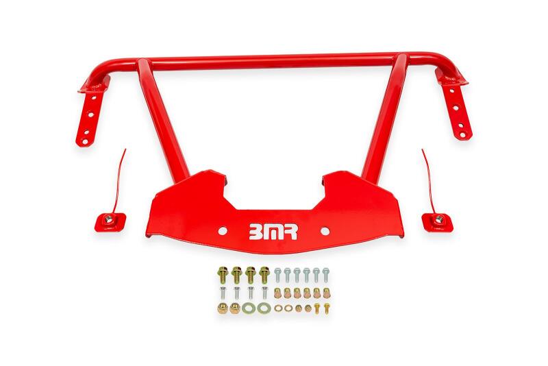 BMR Suspension BMR 64-67 GM A-Body Bolt-On Front Reinforcement Chassis Brace - Red