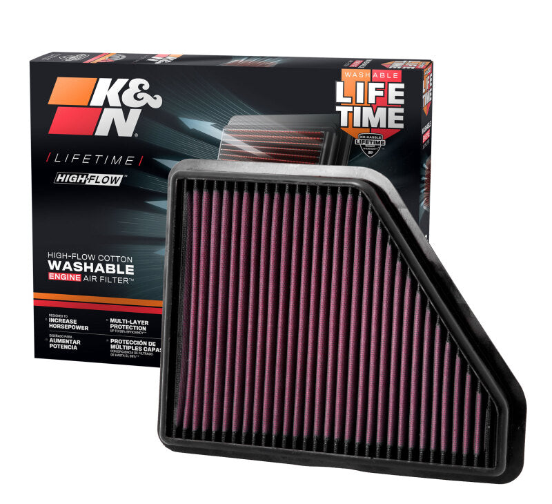 K&N Engineering K&N Replacement Air Filter CHEVROLET EQUINOX 2.4L L4 & 3.0L V6; 2010