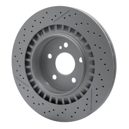 DFC 05-11 Mercedes-Benz SLK55 AMG Rear Drilled GeoSPEC Coated Rotor and Slotted