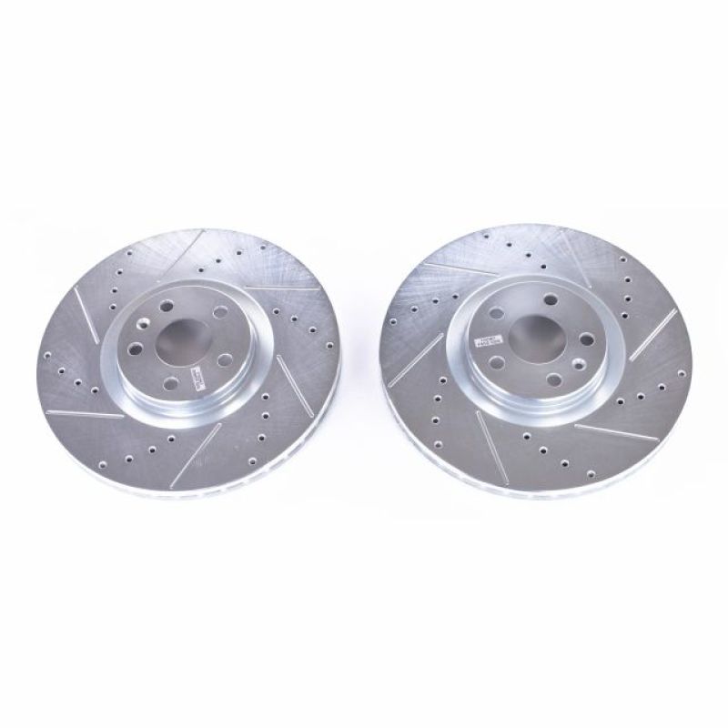 PowerStop Power Stop 16-18 Volvo S90 Front Evolution Drilled & Slotted Rotors - Pair