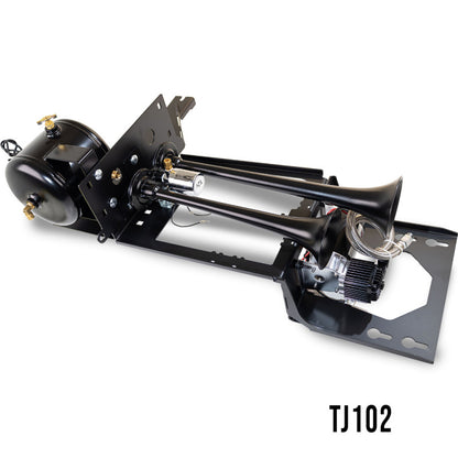 Kleinn Air Horns Kleinn 97-06 Jeep Wrangler TJ/ LJ Onboard Air System w/ Model 102 Horns
