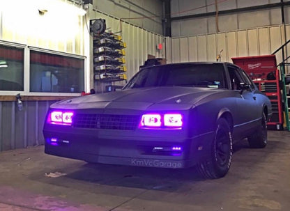 ORACLE Lighting Oracle Pre-Installed Lights 4x6 IN. Sealed Beam - Red Halo