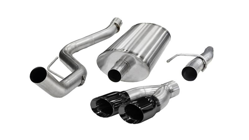 CORSA Performance Corsa 2011-2014 Ford F-150 5.0L V8 Black Sport Cat-Back Exhaust