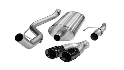 CORSA Performance Corsa 2011-2014 Ford F-150 5.0L V8 Black Sport Cat-Back Exhaust