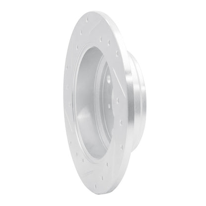 R1 Concepts R1 87-90 Acura Legend Rear Right Drilled & Slotted Silver Brake Rotor