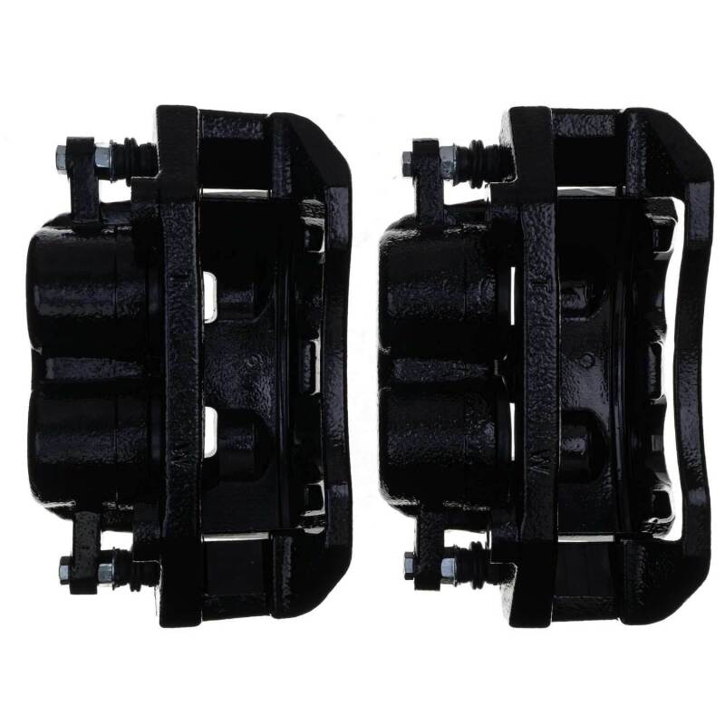 PowerStop Power Stop 11-18 Ram 1500 Front Black Calipers - Pair (w/Bracket)