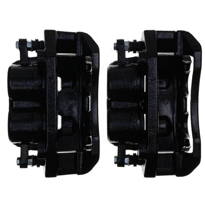 PowerStop Power Stop 11-18 Ram 1500 Front Black Calipers - Pair (w/Bracket)