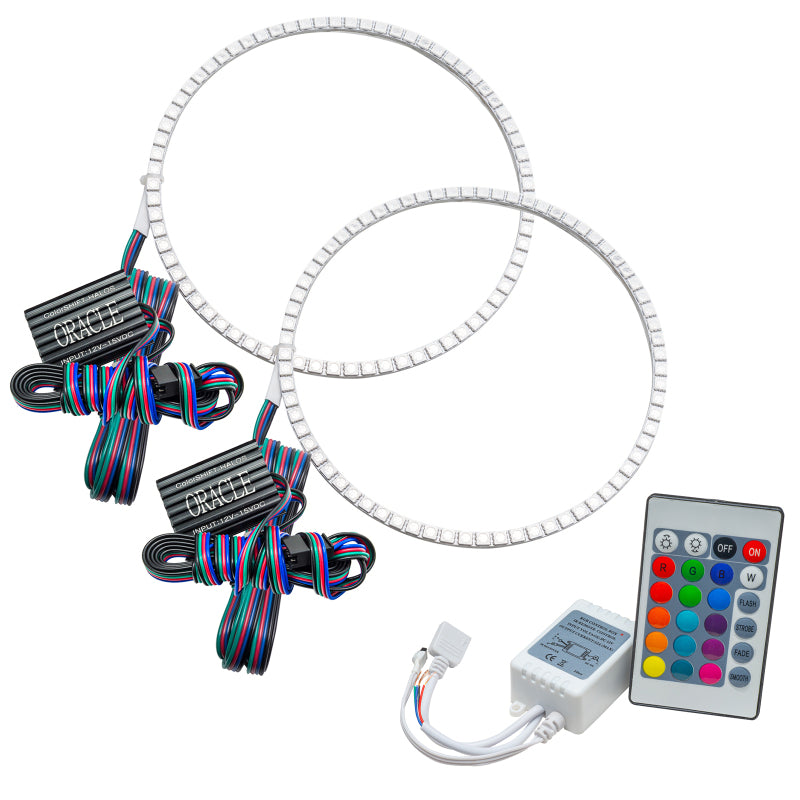 ORACLE Lighting Oracle Jeep Wrangler 07-17 Halo Kit - ColorSHIFT w/ Simple Controller
