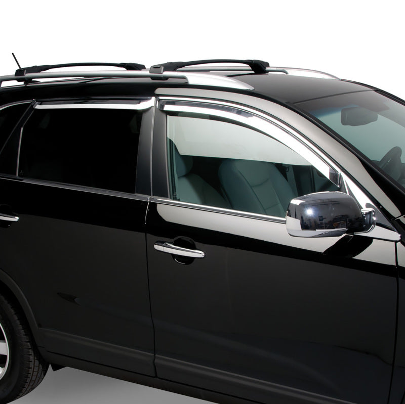 Putco 05-08 Hyundai Tucson (Set of 4) - Tape On Install Element Chrome Window Visors