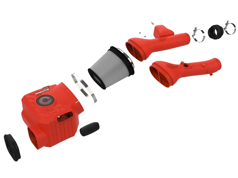 aFe Momentum GT Red Edition Cold Air Intake System w/ Pro DRY S Filt Toyota FJ Cruiser 07-23 V6-4.0L