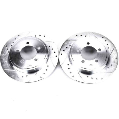 PowerStop Power Stop 02-10 Ford Explorer Rear Evolution Drilled & Slotted Rotors - Pair