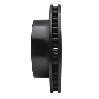 R1 Concepts R1 99-05 Ford F-250 4WD (Super Duty) Front Right Drilled & Slotted Black Brake Rotor