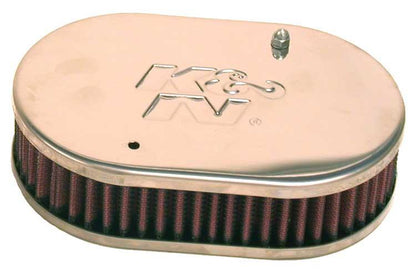 K&N Engineering K&N Bolt-On Oval Unit 2in Flg 2in H