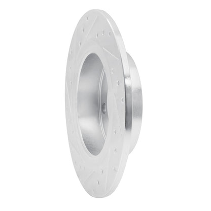 R1 Concepts R1 11-16 Mini Cooper Paceman Rear Right Drilled & Slotted Silver Brake Rotor