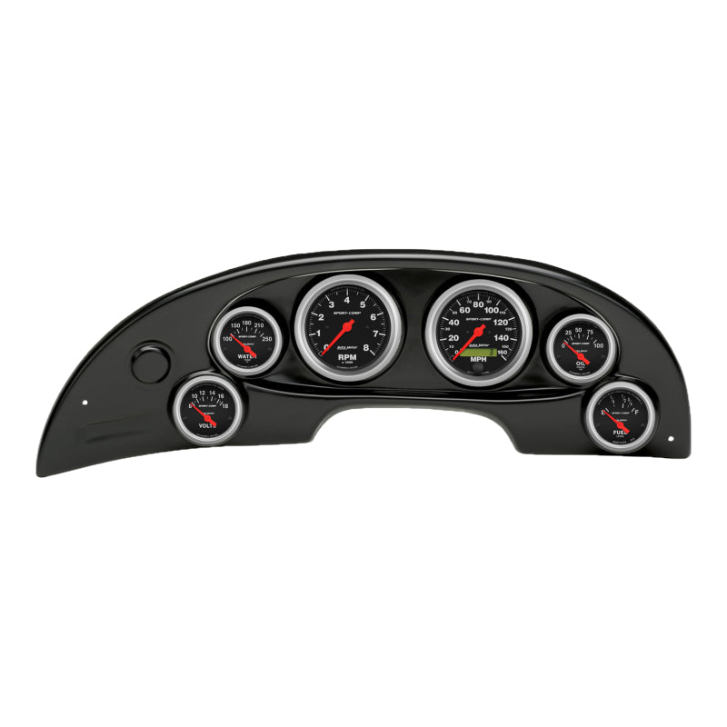 Autometer Sport-Comp Direct Fit Dash Kit 94-04 Ford Mustang (2 x 3-3/8in. / 4 x 2-1/16in.)
