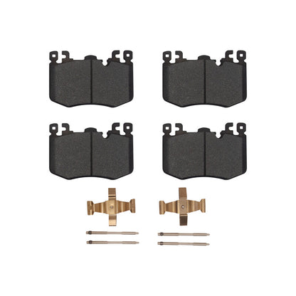 DFC 21-24 Polestar Polestar 2 Front 5000 Advanced Low Metallic Brake Pads and Hardware Kit