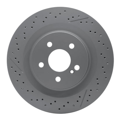 DFC 05-11 Mercedes-Benz SLK55 AMG Rear Drilled GeoSPEC Coated Rotor and Slotted