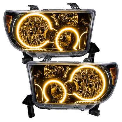 ORACLE Lighting Oracle 07-11 Toyota Tundra Pre-Assembled Headlights - Black Housing - w/ BC1 Controller