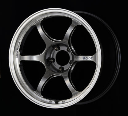 Advan RG-D2 18x8.5 +45 5x114.3 Machining and Racing Hyper Black Wheel