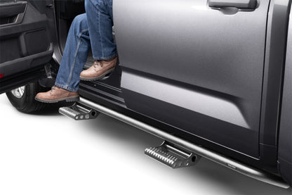 N-Fab RKR Step System 2022 Toyota Tundra CrewMax - Tex. Black - 1.75in