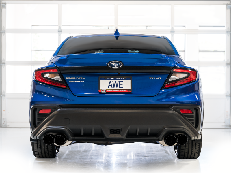 AWE Tuning 22-25 Subaru VB WRX Touring Edition Axle-Back Exhaust - Diamond Black Tips