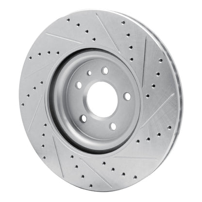 R1 Concepts R1 16-20 Buick Regal Sportback Front Left Drilled & Slotted Silver Brake Rotor