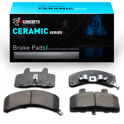 R1 Concepts R1 88-91 Chevrolet C1500 Front R1 Ceramic Brake Pads