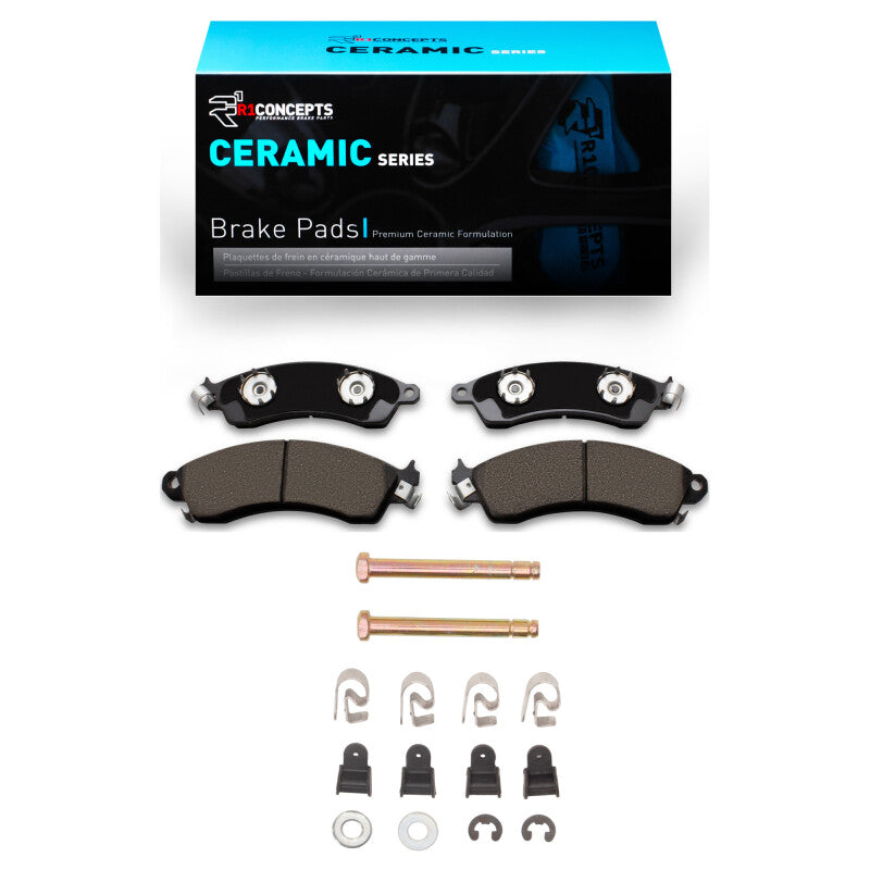 R1 Concepts R1 85-04 Chevrolet Camaro Front Ceramic Brake Pads & Hardware Kit