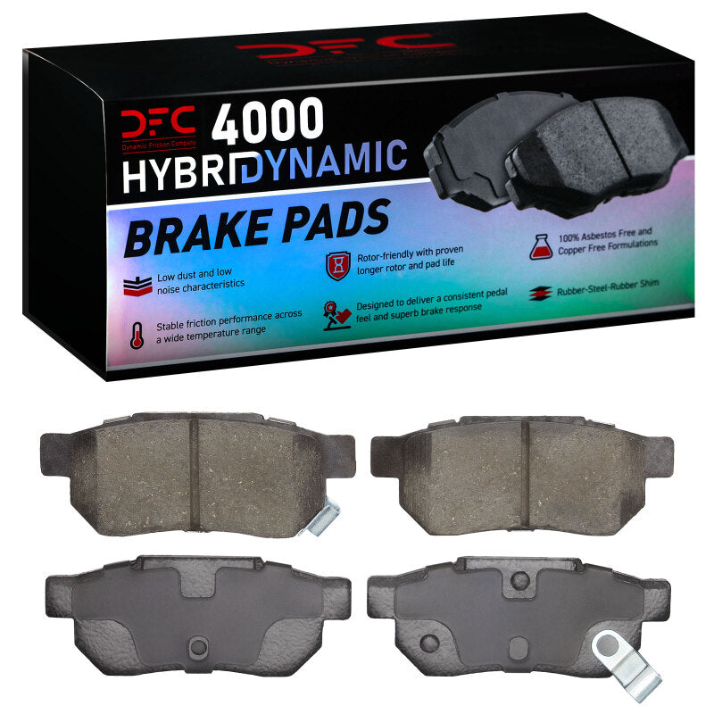 DFC 85-14 Honda Prelude Rear 4000 Hybridynamic Brake Pads
