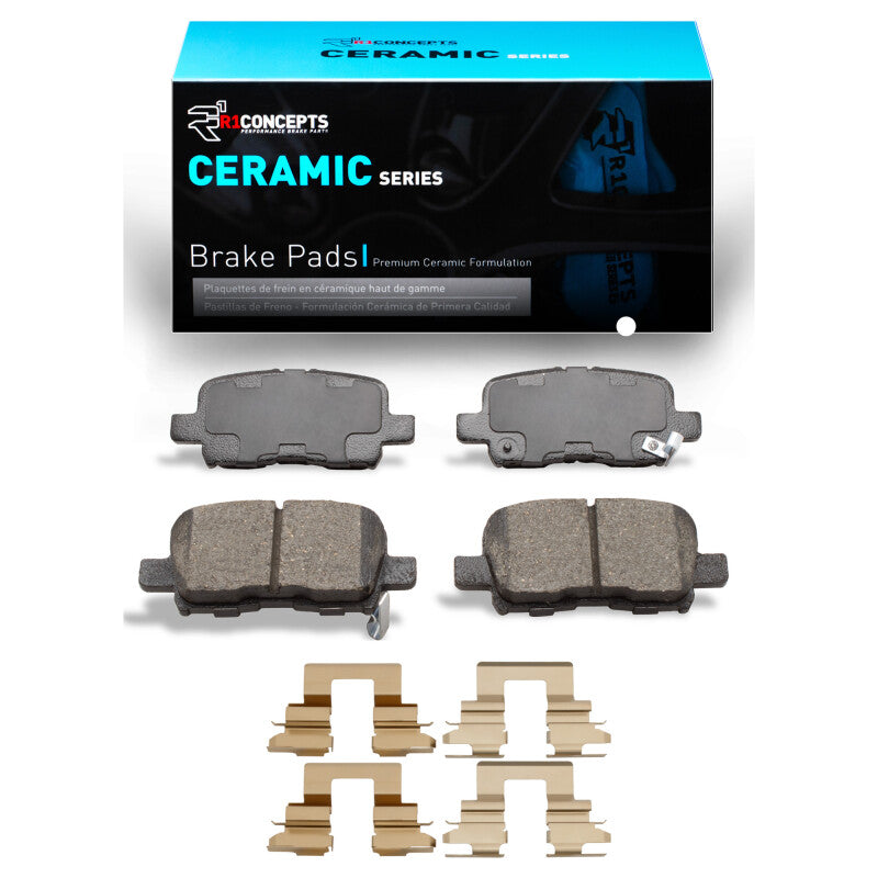 R1 Concepts R1 2001-2008 Acura MDX Rear R1 Ceramic Pads & Hardware Kit