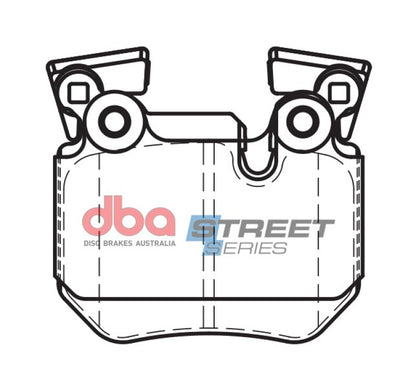 DBA 08-14 BMW 135i Rear Street Series Brake Pads