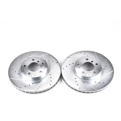 PowerStop Power Stop 00-06 BMW X5 Front Evolution Drilled & Slotted Rotors - Pair