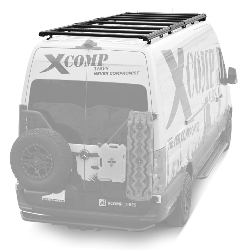 Westin 19-23 Mercedes-Benz Sprinter 144in WB/High Roof Mesa Roof Rack - Textured Black