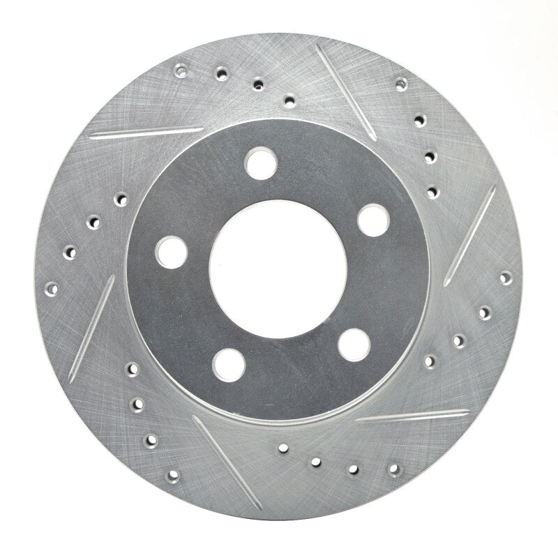 R1 Concepts R1 80-89 American Motors Eagle Front Right Drilled & Slotted Silver Brake Rotor
