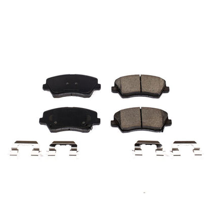 PowerStop Power Stop 2017 Hyundai Elantra GT Front Z17 Evolution Ceramic Brake Pads w/Hardware