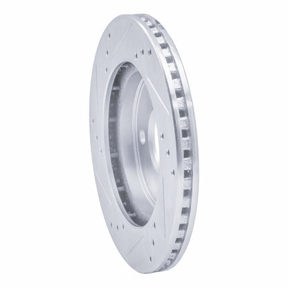 R1 Concepts R1 95-96 Dodge Neon (USA/Canada) Front Right Drilled & Slotted Silver Brake Rotor