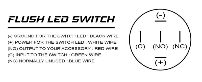 ORACLE Lighting Oracle Pre-Wired Power Symbol On/Off Flush Mount LED Switch - Amber