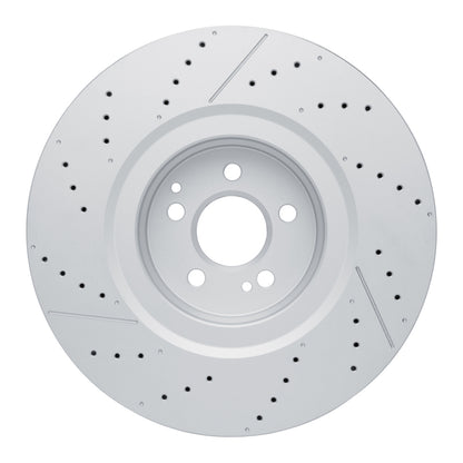 DFC 21-25 Mercedes-Benz GLS63 AMG Rear Drilled GeoSPEC Coated Rotor and Slotted