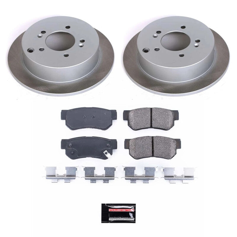 PowerStop Power Stop 05-10 Kia Sportage Rear Semi-Coated Rotor Kit