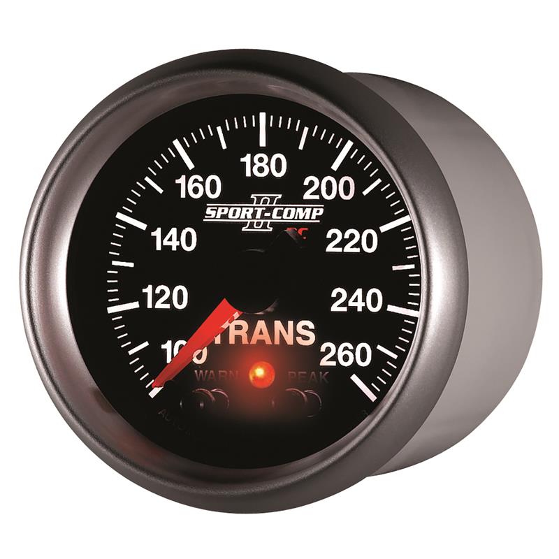 Autometer Elite 52.4mm 100-260F Transmission Temperature Peak & Warn w/ Electronic Control Gauge