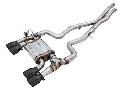 AWE Tuning BMW F8X M3/M4 SwitchPath Cat-Back Exhaust - Diamond Black Tips