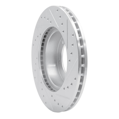 R1 Concepts R1 91-98 Toyota T100 Front Left Drilled & Slotted Silver Brake Rotor
