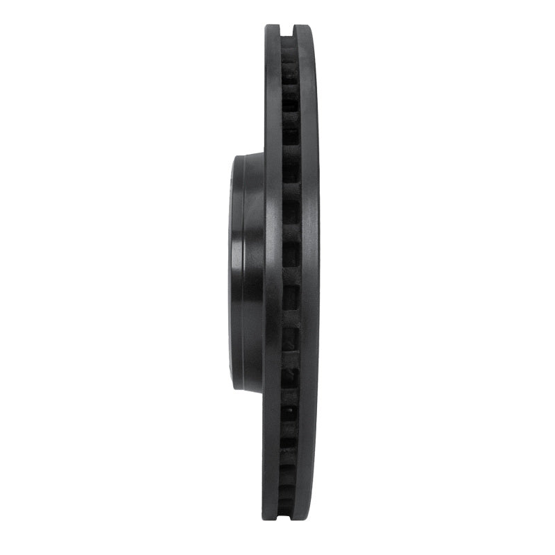 R1 Concepts R1 12-20 Audi A7 Quattro Front Right Drilled & Slotted Black Brake Rotor
