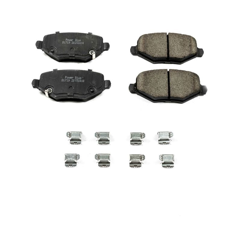 PowerStop Power Stop 12-16 Chrysler Town & Country Rear Z17 Evolution Ceramic Brake Pads w/Hardware